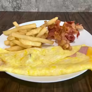Tortilla Jamón y Queso